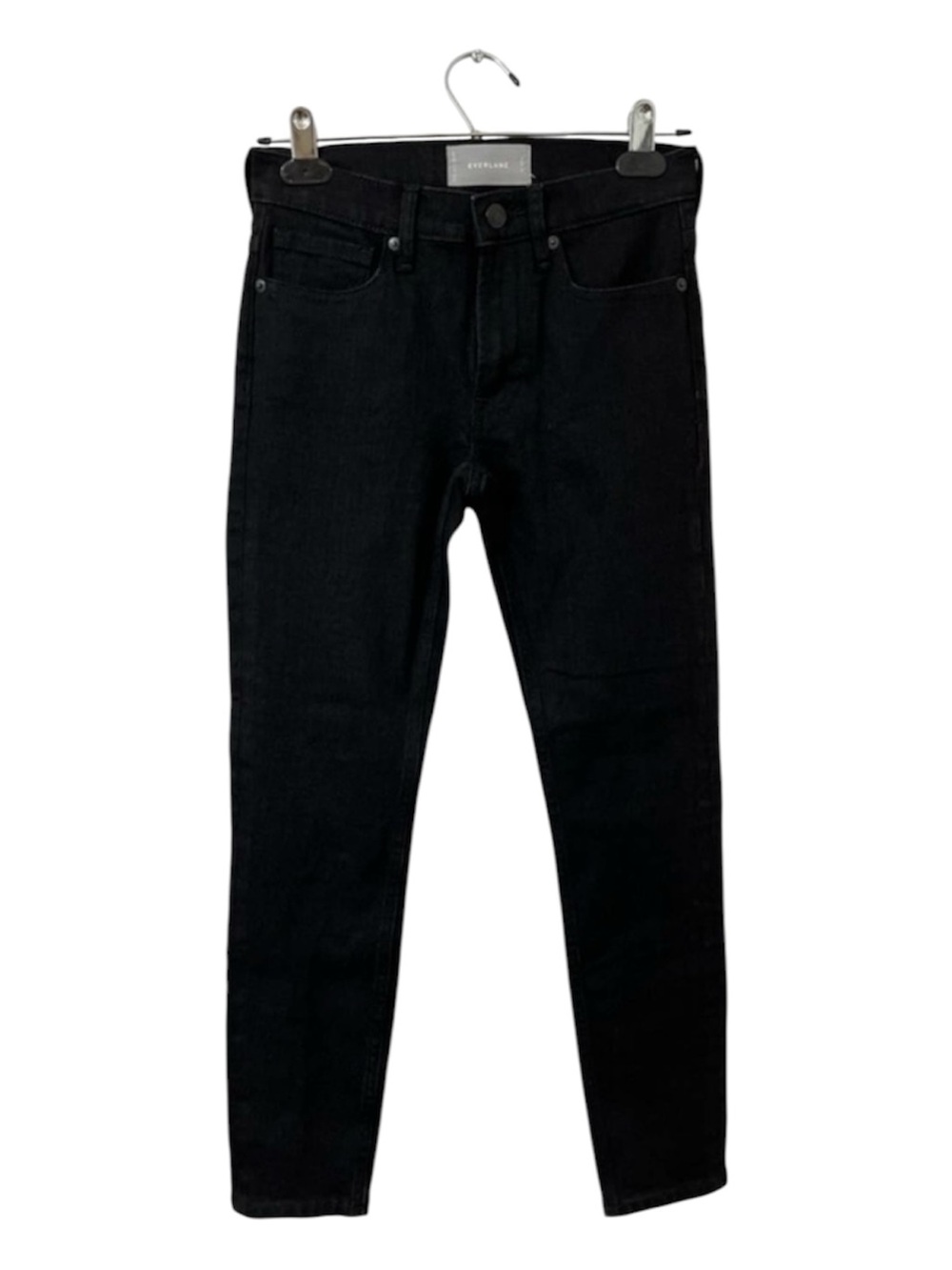 Everlane Black Ankle Skinny Jeans Size 24 – High Rise Stretch Denim NWOT - Picture 2 of 5